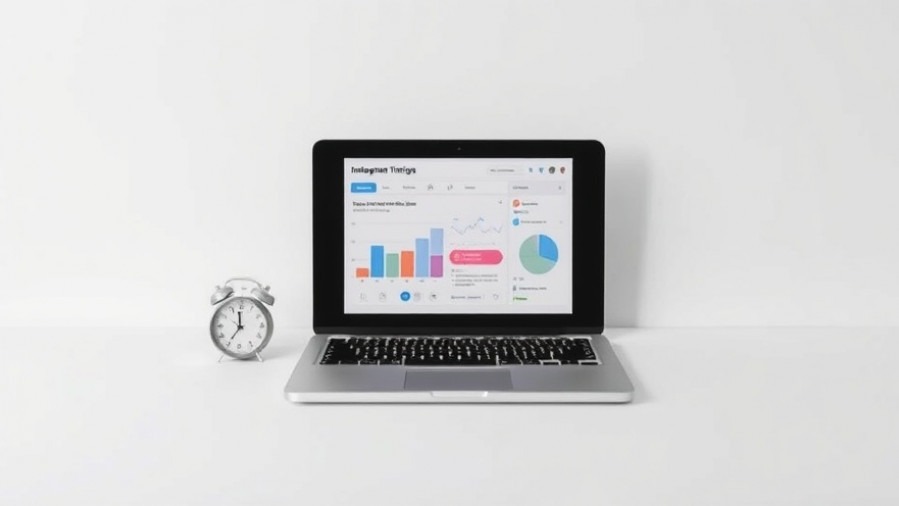 Analytics for Instagram engagement times and optimal posting schedule.
