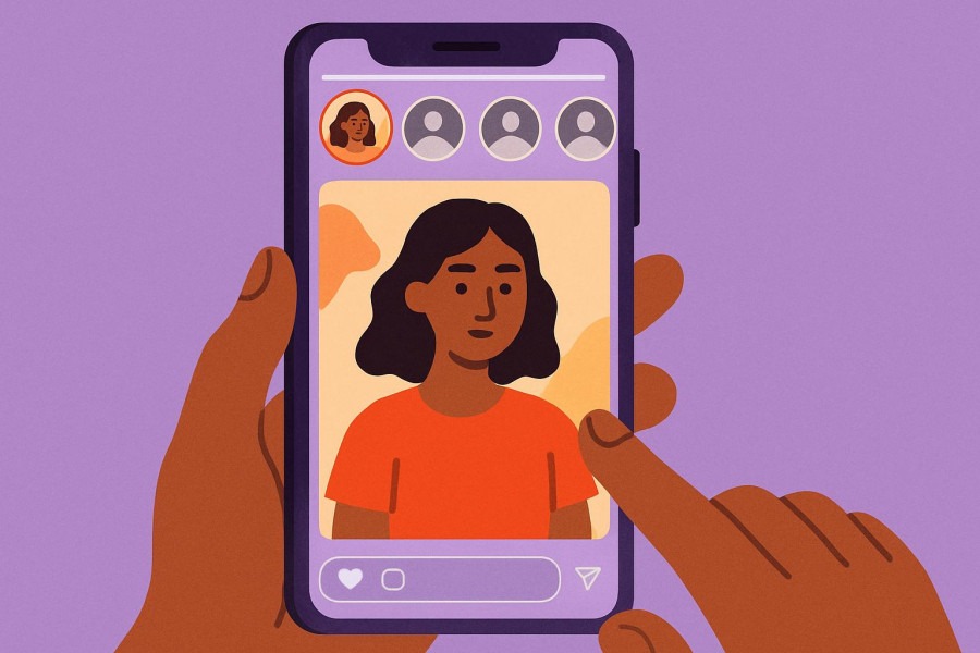 Engaging Instagram Stories showcasing wellness content to boost user interaction.