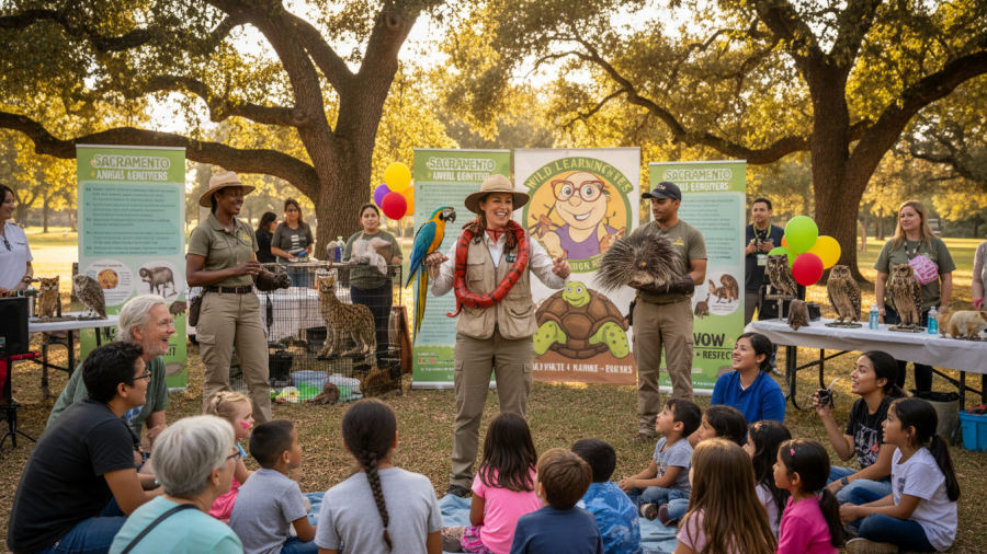 Sacramento animal encounter parties offer immersive experiences by expert educators.