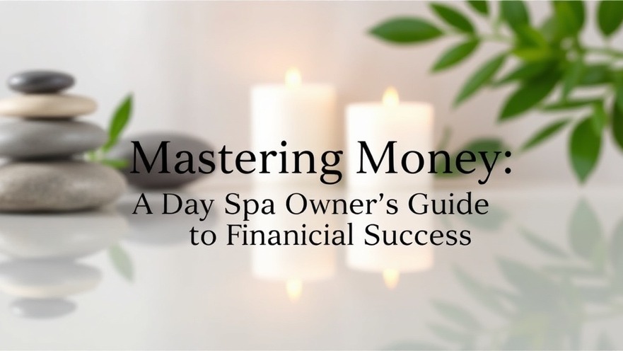 Mastering Money guide for Day Spa Financial Management with serene spa elements.
