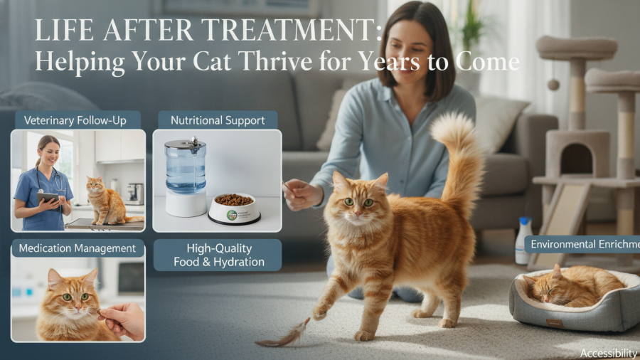 Helping older cats thrive post-hyperthyroidism treatment and manage weight loss.