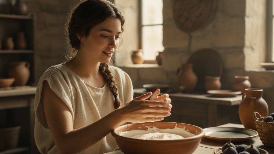 Discover food inspired spa treatments with Greece’s yogurt-based facials.