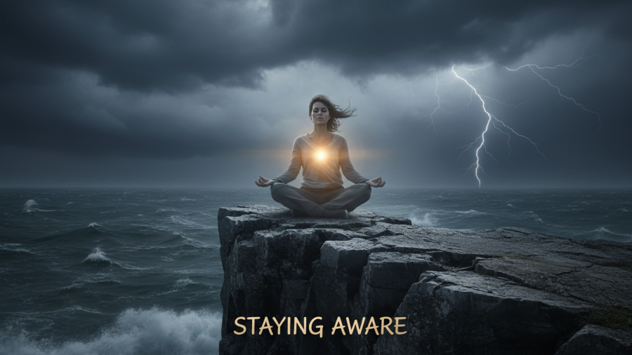 Mindfulness awareness: embracing feelings for inner peace.