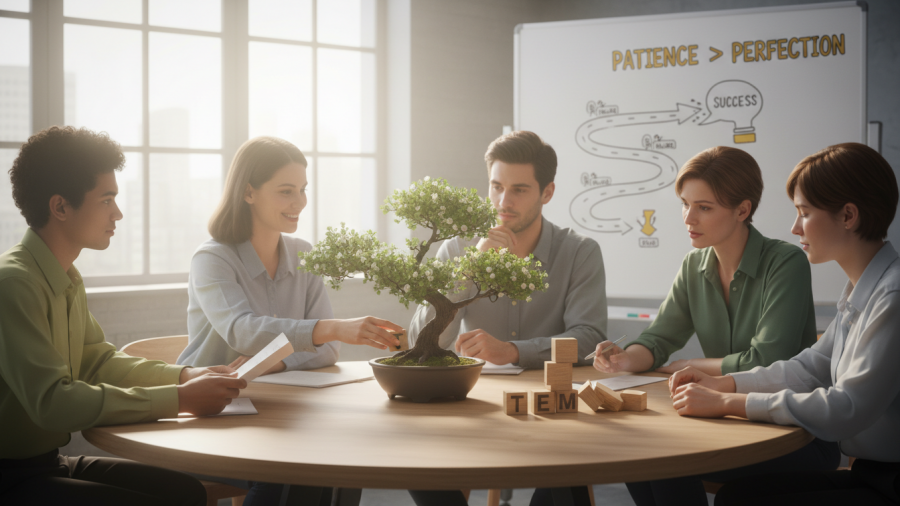 Patience over perfection: fostering emotional intelligence in leadership and trust in teams.