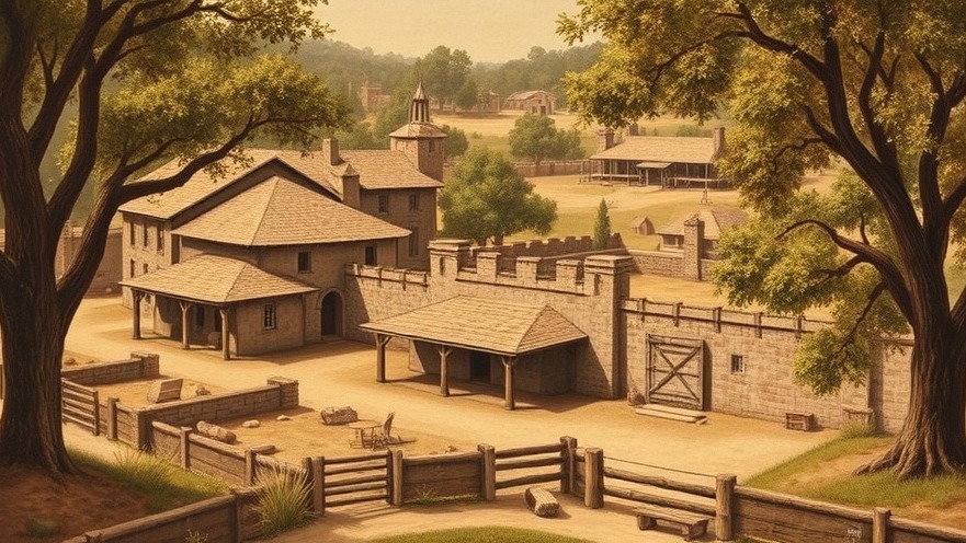 Explore the rich history and legacy of Sutter’s Fort in this captivating image.