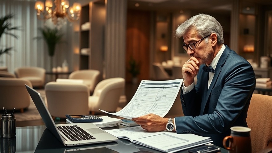 Day spa manager analyzing pricing strategies for spa profitability.