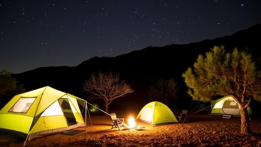 Camp Under the Stars at Rancho Seco Recreational Area, perfect for stargazing.