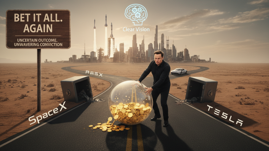 Elon Musk's entrepreneurial risk and leadership lessons inspire resilience in wellness business.