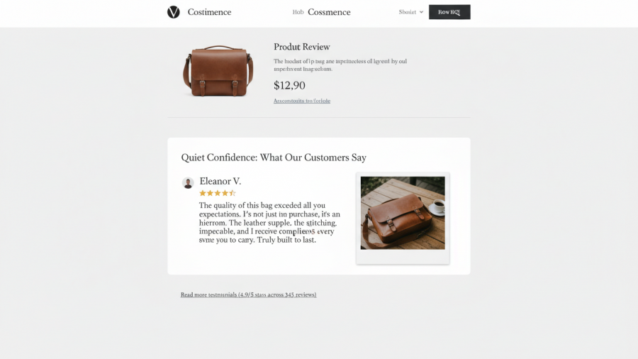 Display of client reviews integrated into a day spa website for trust and customer attraction.