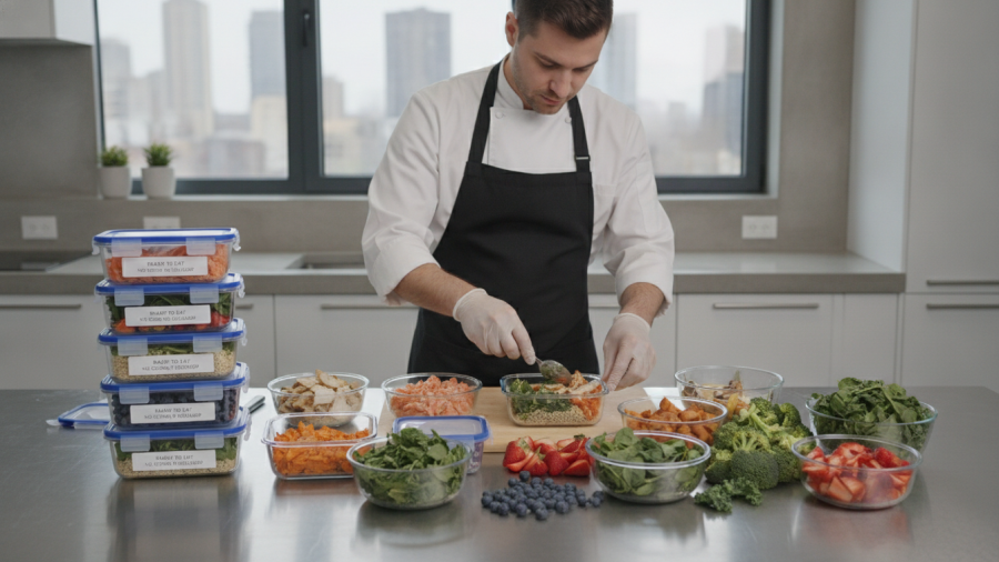Nutritious meal prep delivery in Sacramento with fresh ingredients ready to eat.