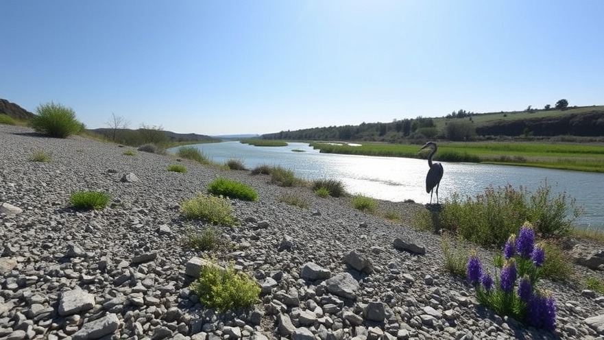 Scenic views of Rossmoor Bar showcasing American River Parkway's beauty and hidden picnic area.