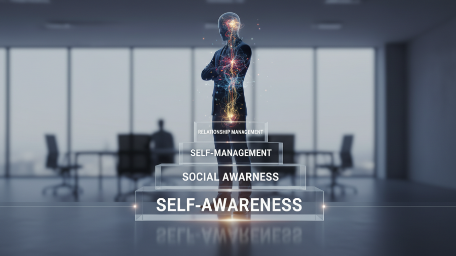 Emotional intelligence in leadership: Stay calm under pressure at work.