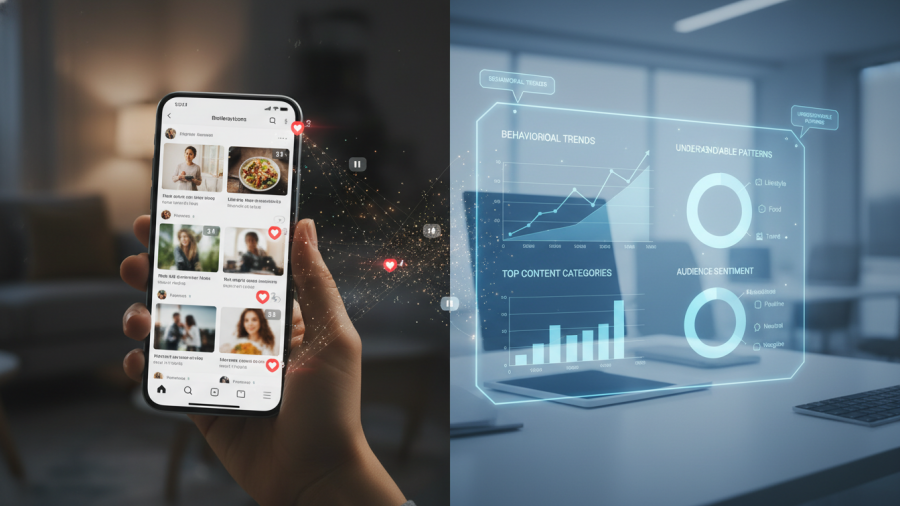Transforming social media engagement into organized insights for spa marketing automation.