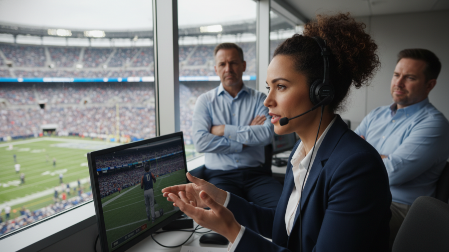 Erin Andrews career and personal journey in sports broadcasting success.