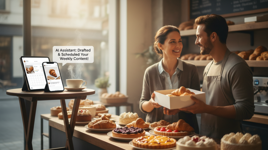 Harnessing AI in marketing to enhance human connection and save time.