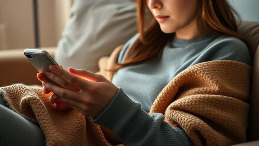 A cozy person on a sofa, highlighting user experience for eCommerce while scrolling.