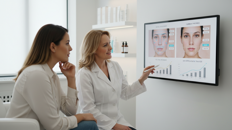 Skin imaging enhances personalized spa treatments, empowering informed wellness decisions.