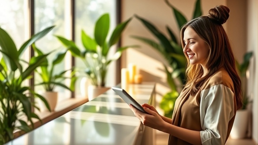 Spa booking automation enhancing guest experience in serene reception.