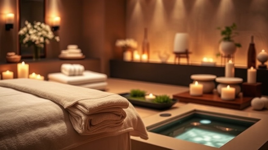 the image conveys a sense of luxury and tranquility, reflecting the booming $2 trillion wellness market