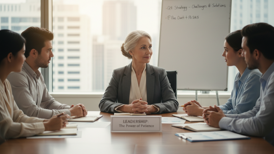 Emotional intelligence in leadership: knowing when to listen rather than respond.