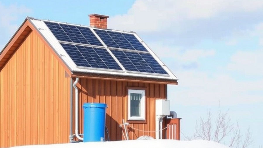 Challenges of tiny house living in winter: monitoring water storage and waste systems.