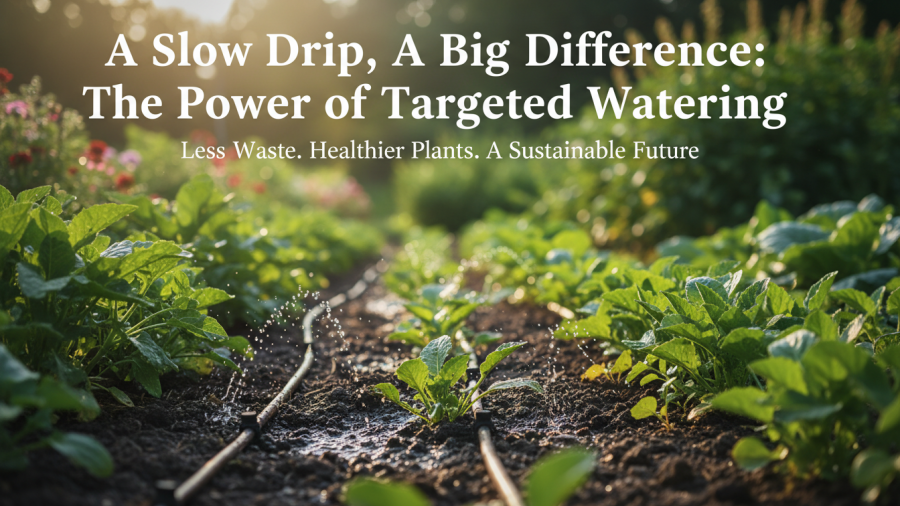 Smart gardening watering tips: Discover the power of targeted watering.