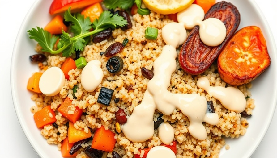 Colorful nutritious meal to stop grazing all day.