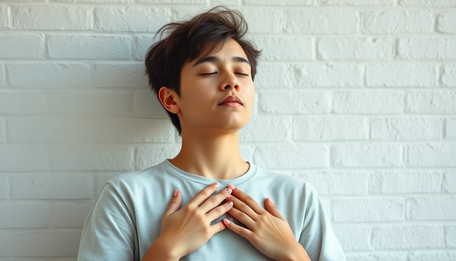 Serene meditative pose for emotional well-being.