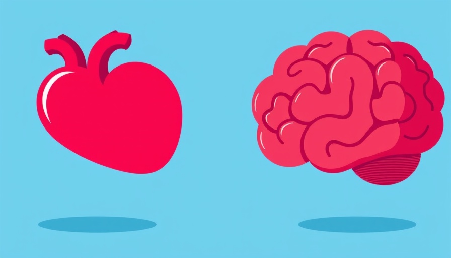 Heart and brain icons representing emotional well-being.