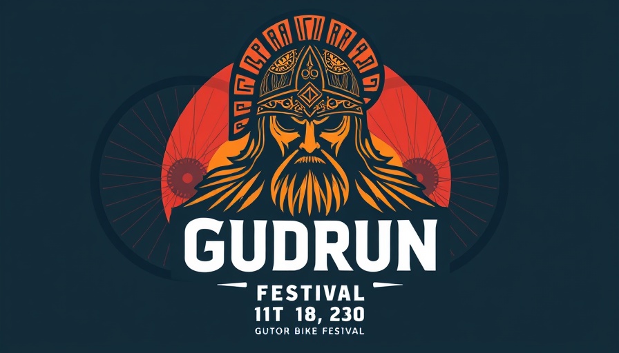 Event poster for mountain biking in the Ozark Mountains.