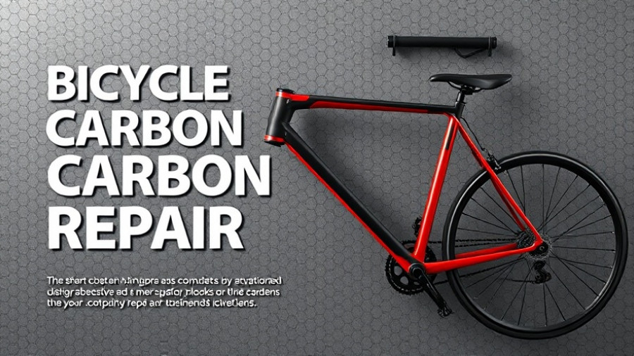Capital Enduro Little Rock: Bicycle carbon repair advertisement.