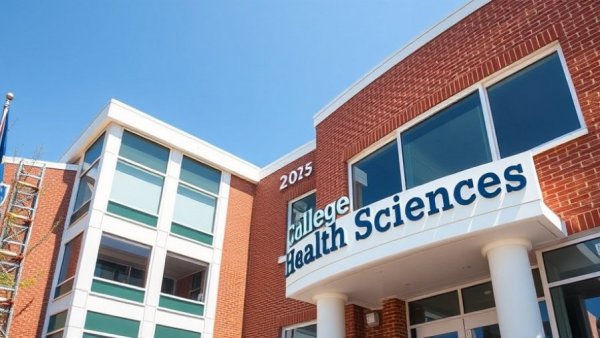 College Health Sciences building exterior at Fort Smith event location.