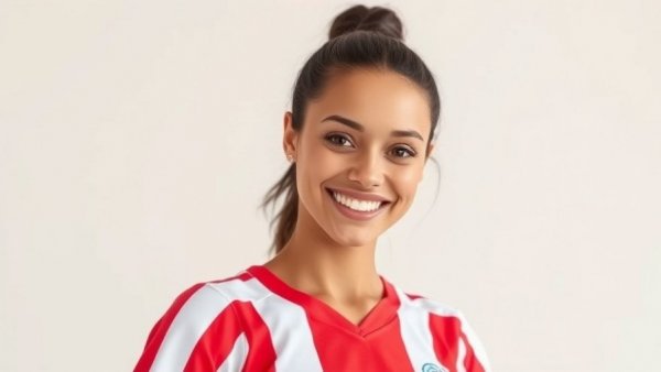 Fort Smith softball player smiling in uniform, soft lighting.