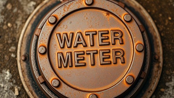 Rusty water meter cover in Fort Smith, focus on leak reduction.