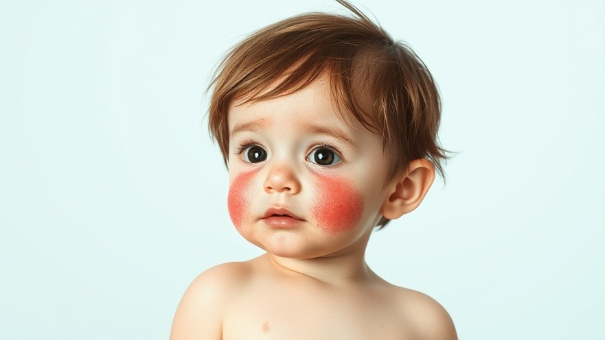 Child with impetigo rash, highlighting hygiene practices for kids to prevent skin infections.