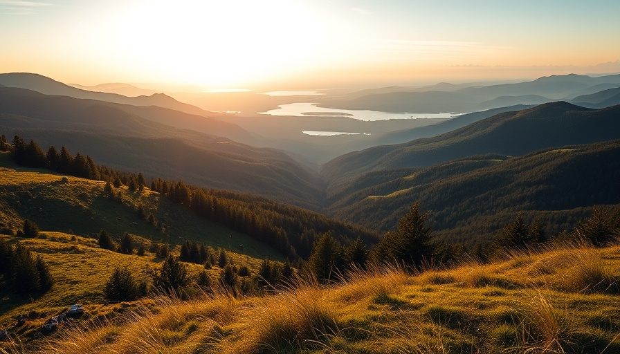 Stunning mountain landscape, ideal for hiking and mountain biking opportunities.