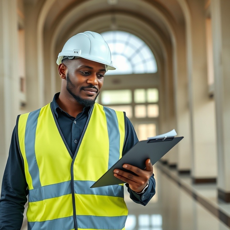 Certified MBE construction support contractor reviewing government project documents, AAA Quality Maintenance Corporation Princeton NJ