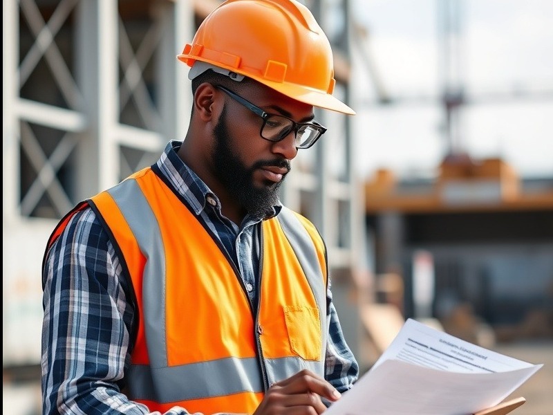 Certified MBE construction support contractor reviewing government project documents, AAA Quality Maintenance Corporation Princeton NJ 5