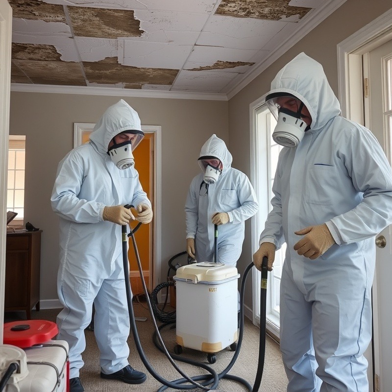 Professional mold remediation technician performing IICRC S520-2024 compliant abatement, AAA Quality Maintenance Corporation NJ 2