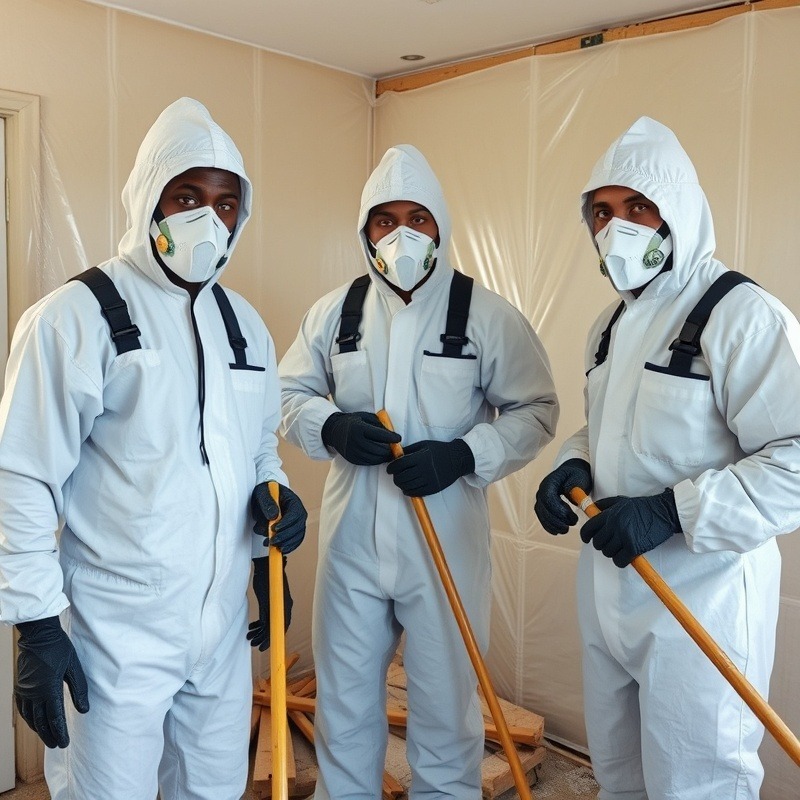 Professional mold remediation technicians performing IICRC S520-2024 compliant abatement, AAA Quality Maintenance Corporation NJ