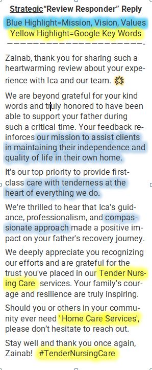 Good Strategic Reply