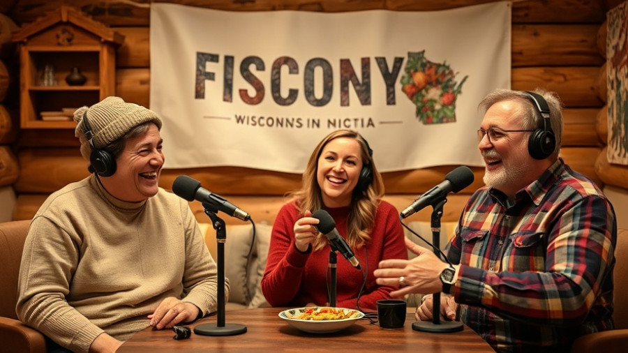 Wisconsin travel podcast with hosts discussing traditions.