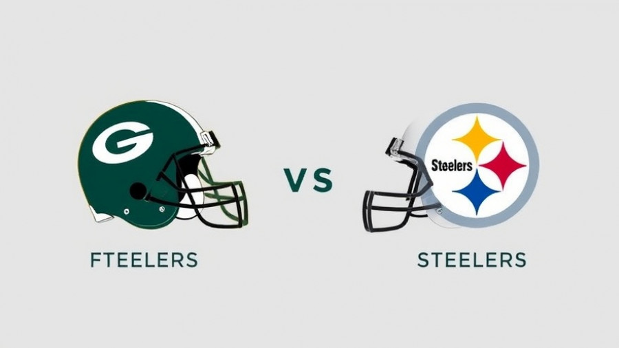 Minimalistic Green Bay Packers schedule graphic with helmets.