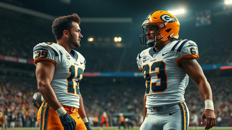Green Bay Packers schedule highlights in intense player interaction.