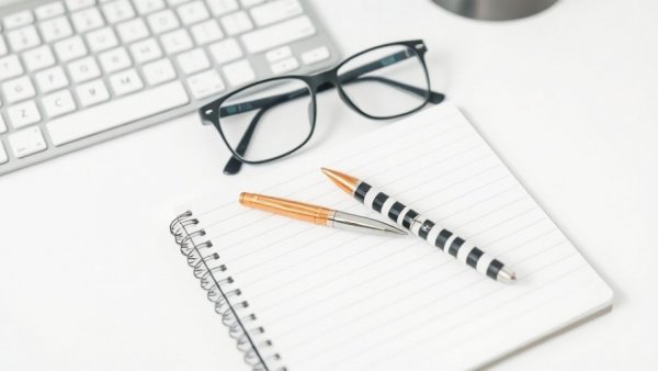 Minimalist workspace setup for Posting on TikTok for 100 Days project.