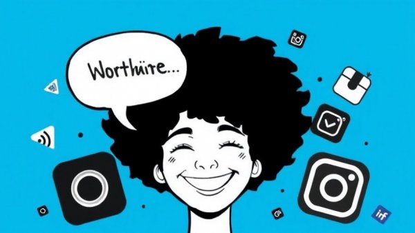 Digital illustration with inspirational quote about social media strategy for affiliate marketing.