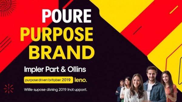 Promotional graphic for a purpose-driven brand livestream event.