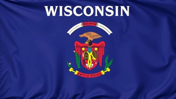 Wisconsin state flag symbolizing health and wellness