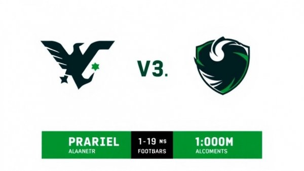 Minimalist football game announcement graphic for Wisconsin sports.