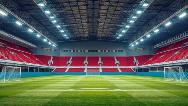 Evan McPherson Insane Kicking Accuracy in indoor sports facility.